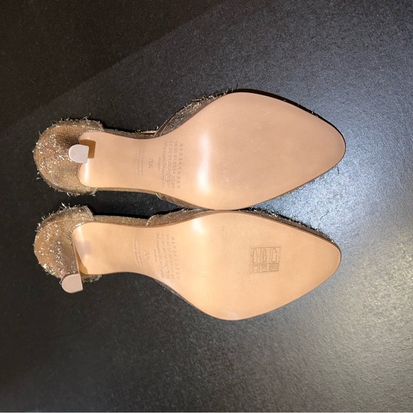 Maison Margiela Distressed Metallic Leather Pumps - Picture 7 of 10